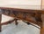 20th Century Solid Walnut Baroque Lyre-Leg Trestle Refectory Desk Writing Table For Sale - Image 9 of 11