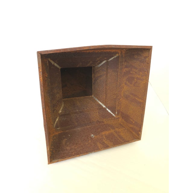 Rustic European 28" Vintage Rustic Patinated Metal Garden Finial For Sale - Image 3 of 3