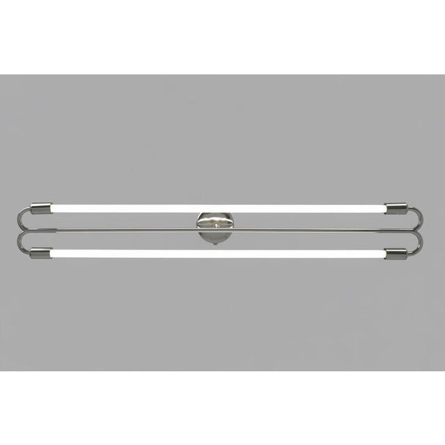 Fluorescent Horizontal Duo Lamp, Germany, 1950s For Sale - Image 10 of 12