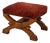 19th Century Gothic Revival Flemish Oak Footstool, Belgium For Sale