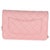 Chanel Pink Quilted Caviar Wallet On Chain For Sale - Image 4 of 8