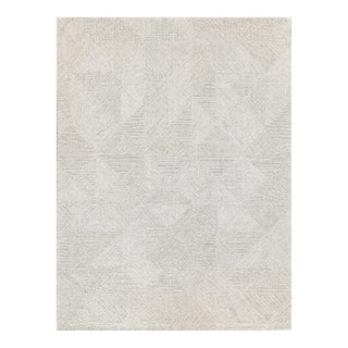Exquisite Rugs Monaco Tufted New Zealand Wool & Cotton Beige/Ivory Rug-9'X12' For Sale
