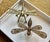 Gold Dragonfly Figurine, Pair For Sale - Image 4 of 4