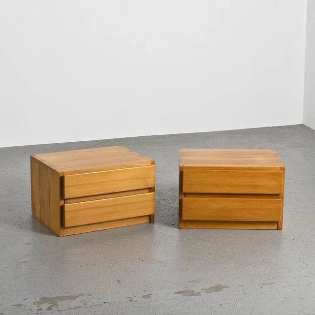 Bedside Cabinets from Maison Regain, France, 1970s, Set of 2 For Sale - Image 10 of 10