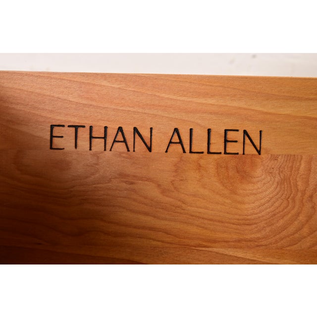 Brown 1990s Ethan Allen French Provincial or Country French Maple Six-Drawer Dresser For Sale - Image 8 of 12