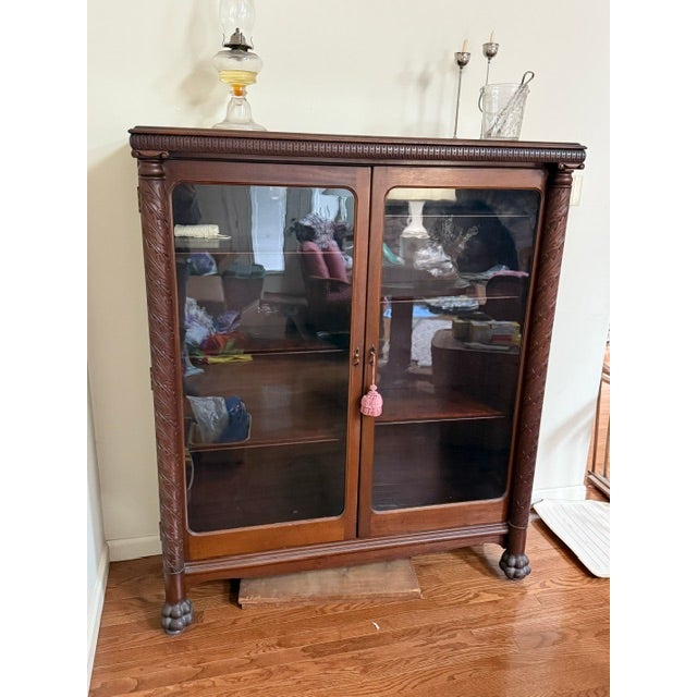 Late 19th Century Victorian Double Door Bookcase For Sale In Saint Louis - Image 6 of 6