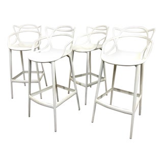 Kartell Bar Stools by Starck & Eugeni Quitllet, Set of 4 For Sale