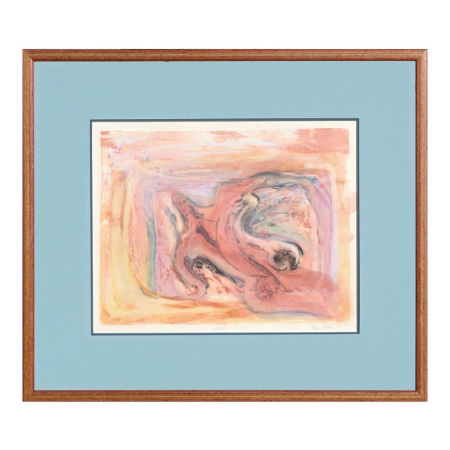 675 Toni Morley "Survivor" Abstract Expressionist Composition Circa 2000 For Sale