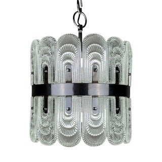 Large Vintage Crystal Chandelier from Kaiser Leuchten, Germany, 1960s For Sale