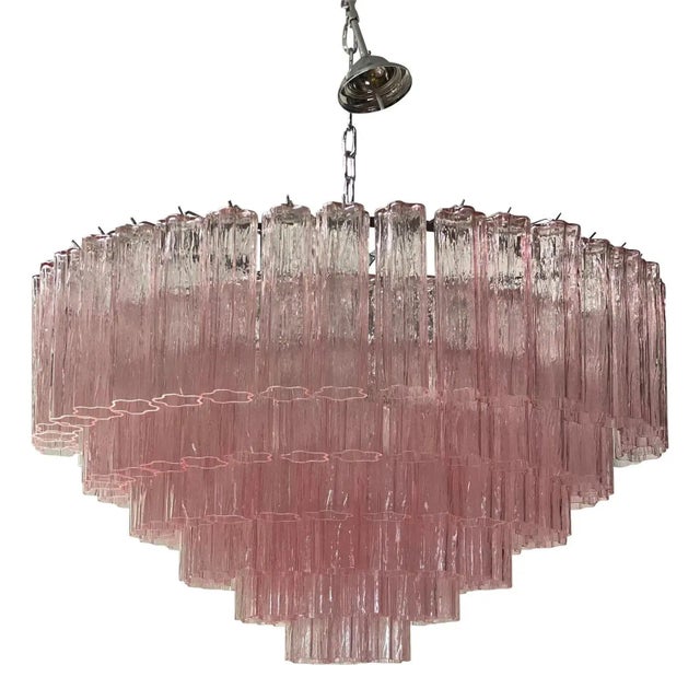 Pink Tronchi Murano Glass Chandelier by Simoeng For Sale - Image 13 of 13