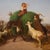 Filippo Palizzi, Pastoral Genre Scene Painting, the Defense of the Grass, 1880, Oil on Canvas For Sale - Image 12 of 16