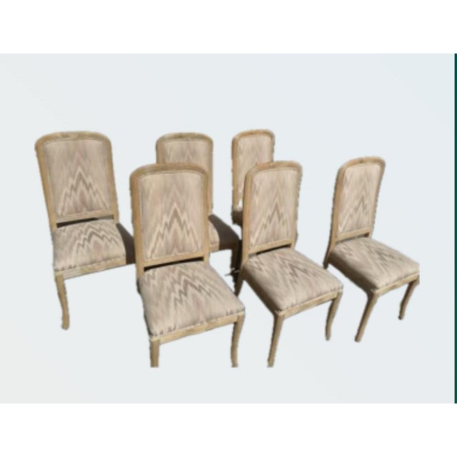 Vintage 1990s Drexel Heritage Furniture Co. Upholstered Dining Room Chairs. From the Corinthian Collection Six Chairs...