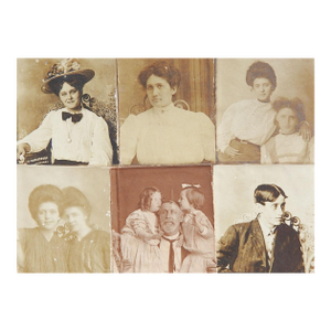 Late 19th Century Collage of Tiny Photographs