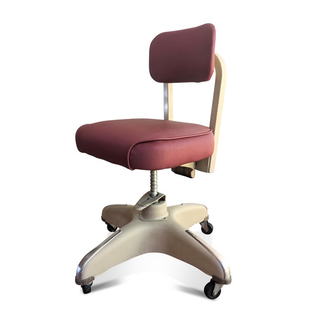 Mid-Century Tanker Desk Chair - by Cole Steel | Chairish