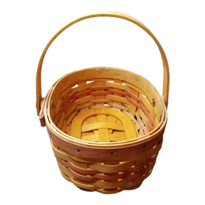 1990s Gorgeous Longaberger Oval Wicker Basket