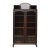 Arts & Crafts Oak 2-Door Bookcase With Mirrored Top C1910 For Sale