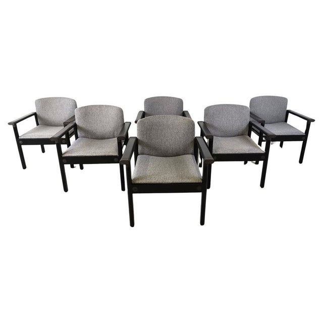 Vintage Armchairs from Gerd Lange, 1970s, Set of 6 For Sale - Image 10 of 10