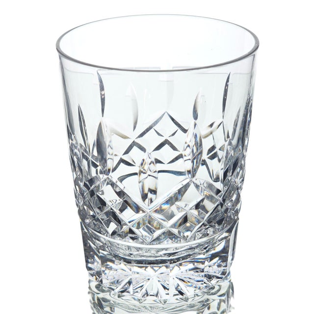 Late 20th Century Waterford Crystal Lismore Double Old Fashioned Glasses Set of 2 For Sale - Image 12 of 15