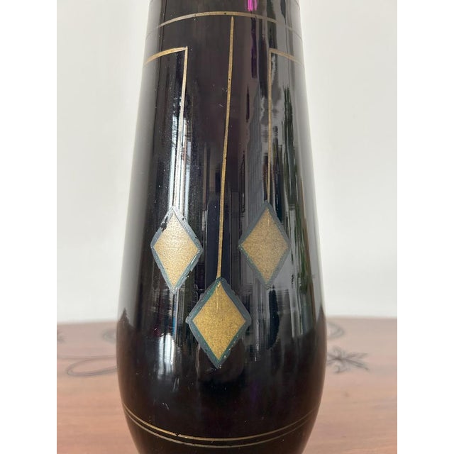 Gold Northern European Jugendstil Vase, Early 20th Century For Sale - Image 8 of 18