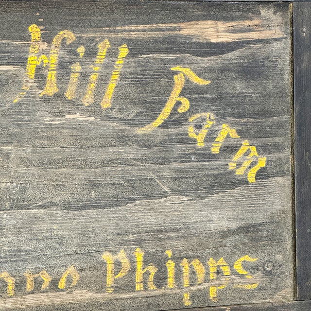 Brown Charming Vintage Large Wooden Trade Sign for Horse Farm For Sale - Image 8 of 11