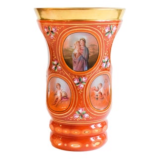 Virgin Mary with Child Cup, 1800s For Sale