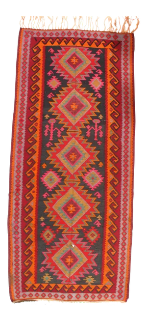Pasargad Ny Vintage Persian Shiraz Kilim Rug - 5'11" X 11'2"