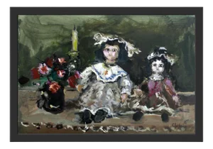 Magdalena Spasowicz, Dolls, Acrylic on Cardboard, 2005