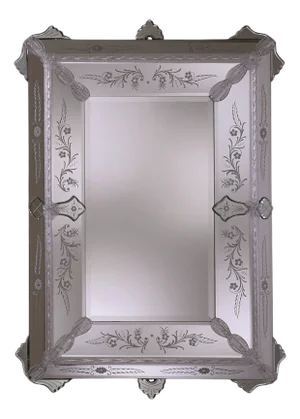 Venetian Mirror in Murano Glass by Fratelli Tosi