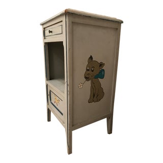 Children's Antique French Nightstand For Sale