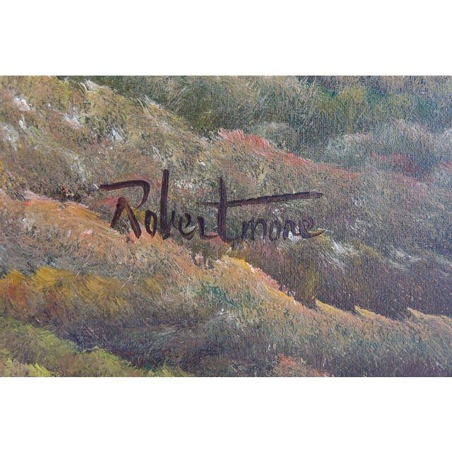 Late 19th Century "The Mill" Rustic Landscape Original Oil on Canvas Painting, Signed, Framed For Sale - Image 4 of 8