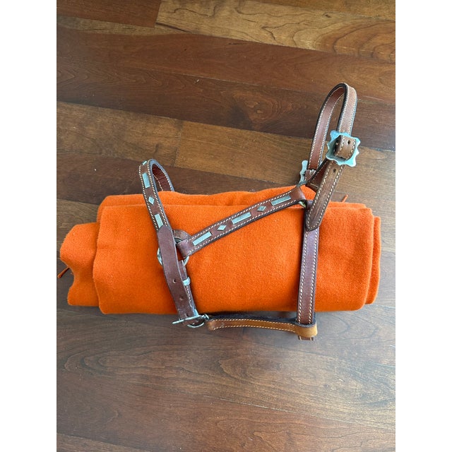 Vintage Equestrian 1970’s Leather Horse Halter For Sale - Image 9 of 15