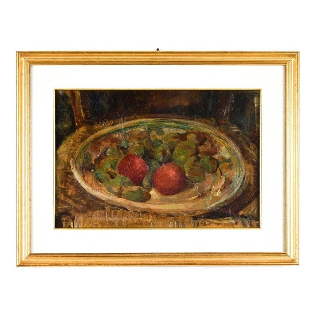 Still Life is a modern oil painting artwork realized by Guido Peyron. in the 1950s. This unique painting represents a...