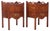 1950s Antique Georgian Revival Mahogany Bedside Tables, 1950s, Set of 2 For Sale - Image 5 of 12
