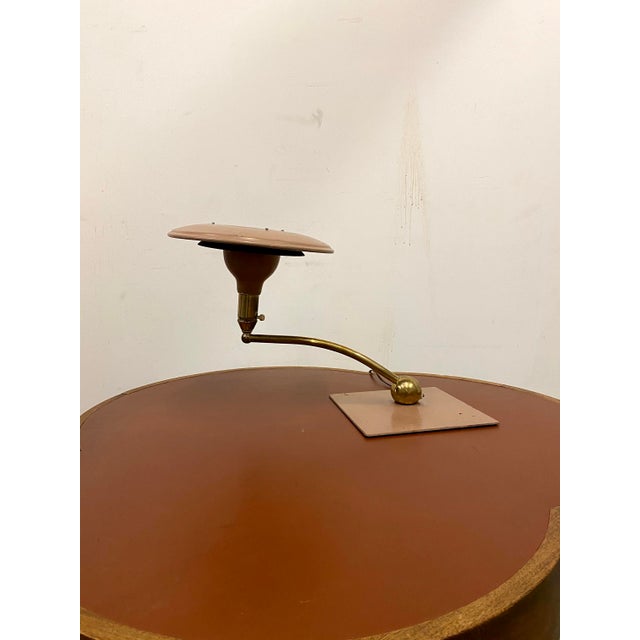 Mid-Century Modern 1950s Desk Lamp - "Flying Saucer Sight Light" For Sale - Image 3 of 7