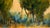 Trees by the Pond at Sunset - Landscape in Acrylic on Artist's Board by Bobbi Doyle-Maher For Sale In Monterey, CA - Image 6 of 8
