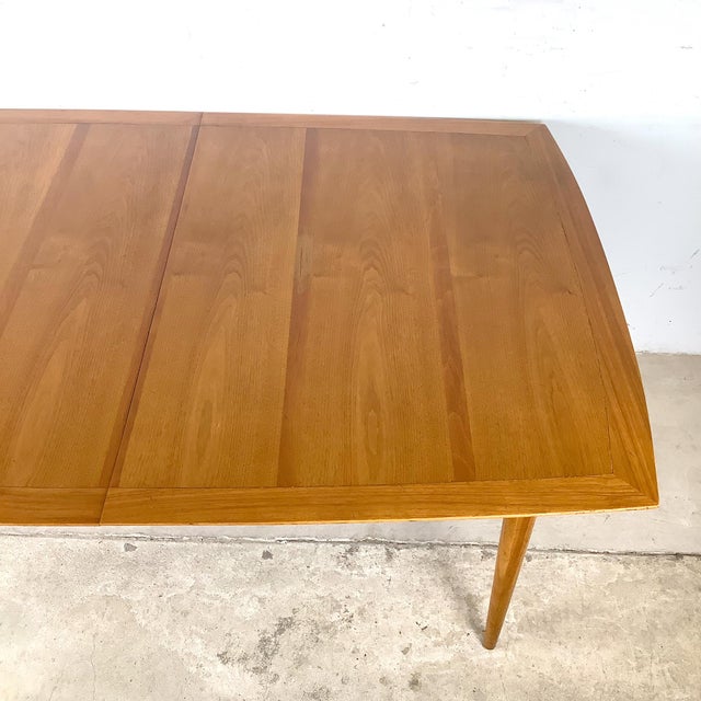 Mid 20th Century Vintage Tomlinson Mid-Century Extension Dining Table With Two Leaves, Sophisticate Line, 1960s For Sale - Image 5 of 18