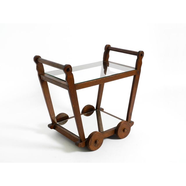 Tea Trolley in Oak, 1930s For Sale - Image 4 of 18