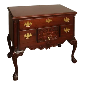 Thomasville Chippendale Style Mahogany Lowboy