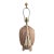 1980s Coastal Wicker Basket Lamp With Tassel For Sale