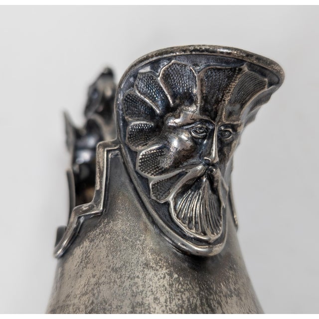 19th Century American Victorian Silverplate Pitcher by James W. Tufts For Sale - Image 9 of 12