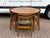 Mid-Century Modern Circular Extendable Oval Dining Table and Dining Chairs, Set of 5 For Sale - Image 12 of 14