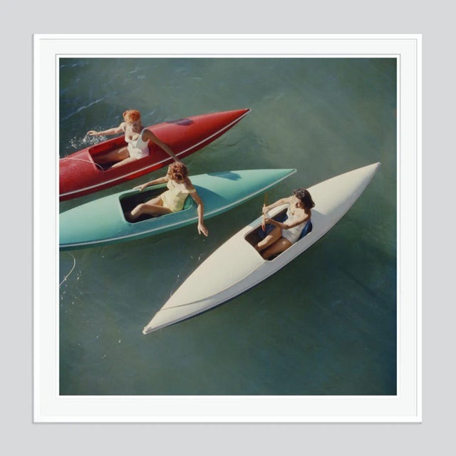 Modern Lake Tahoe Trip 1959 by Slim Aarons Framed C-Print For Sale - Image 3 of 3