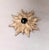 Vintage 1960s Signed Castlecliff Goldtone Cabochon Faux-Emerald Brooch & Pendant For Sale - Image 4 of 6