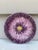 Orchies French Majolica Purple Daisy Plate Orchies, Circa 1890 For Sale - Image 4 of 4