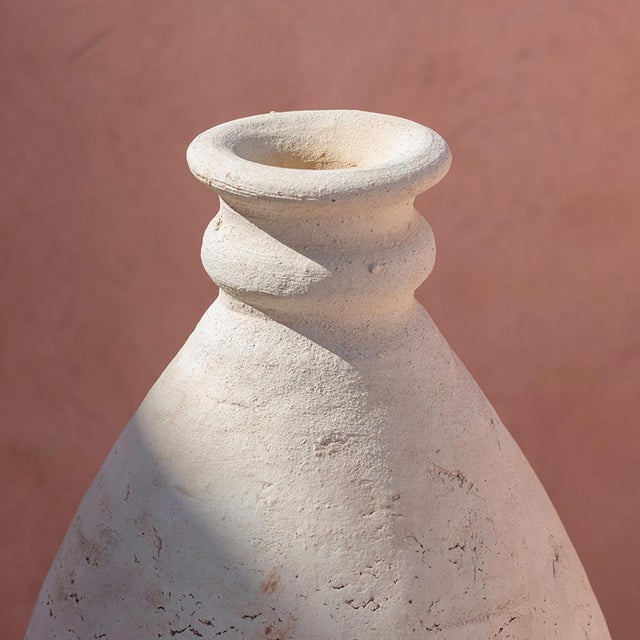 Unglazed Terracotta Amphora Vase | One of a Kind For Sale - Image 10 of 12