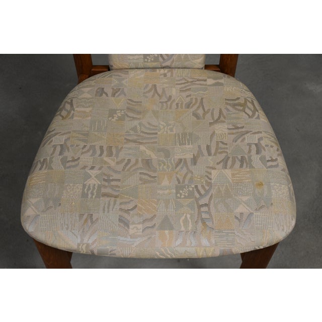 Wood Danish Modern Teak Dining Chairs by Skovby - Set of 5 For Sale - Image 7 of 8