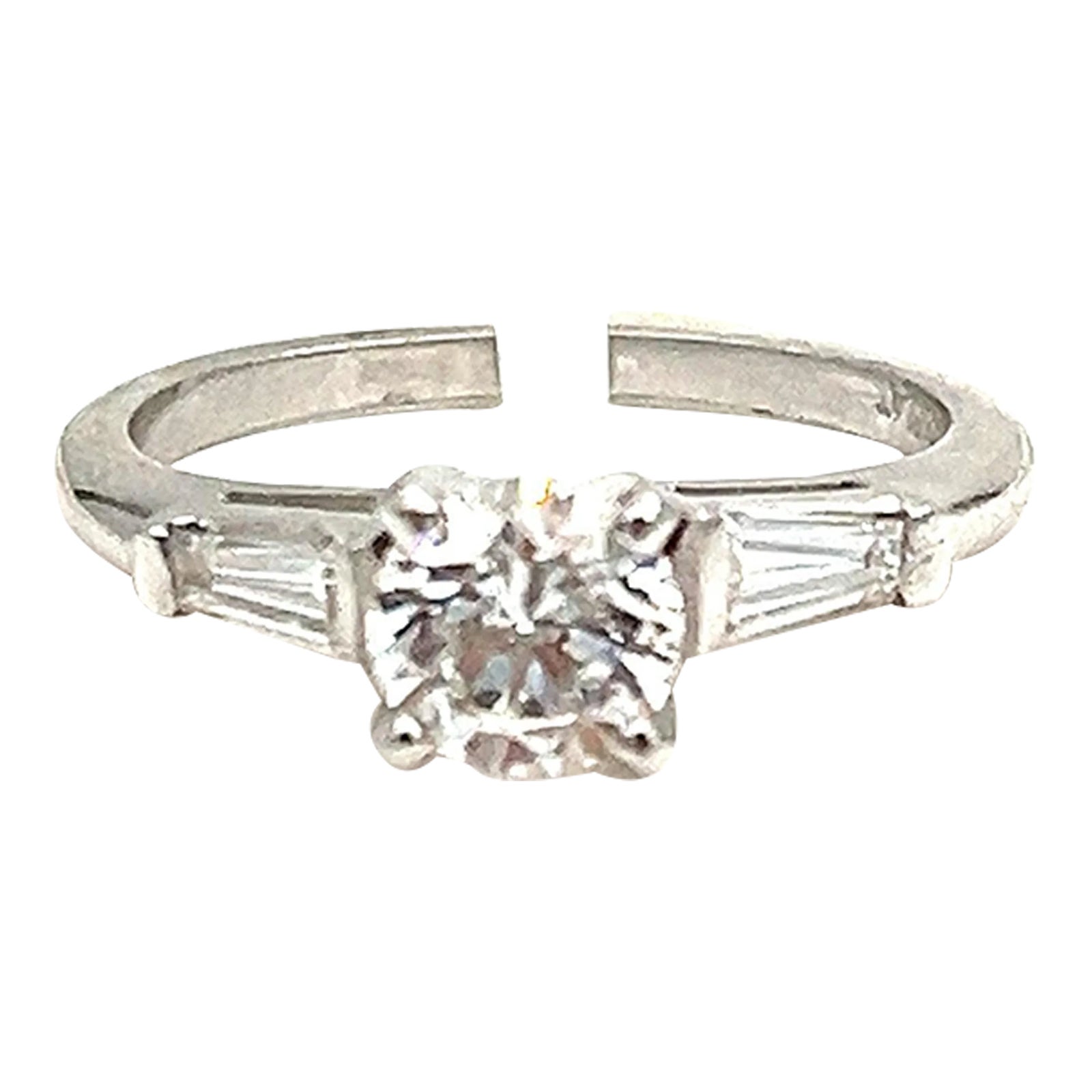 0.84 Ct Diamond Ring Size 6.25 | Chairish