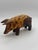 Wood Vintage Hand-Carved Wood Pig Folk Art Sculpture For Sale - Image 7 of 10