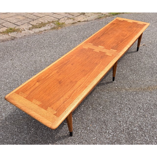 Andre Bus 1960s Lane Acclaim XL Dovetail Coffee Table For Sale - Image 4 of 7