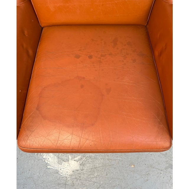 Pair of Mid-Century Modern Danish Leather Chairs by Wiels Møbler For Sale - Image 14 of 17